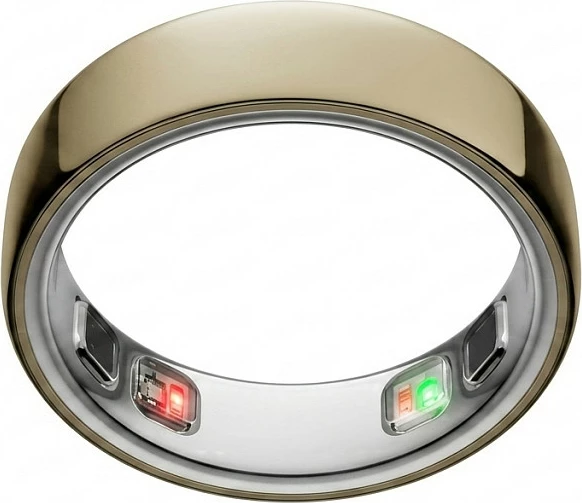 Unazë Smart RingConn Gen2 Air, tracking gjumi dhe fitnesi, madhësia 11, ari rëre