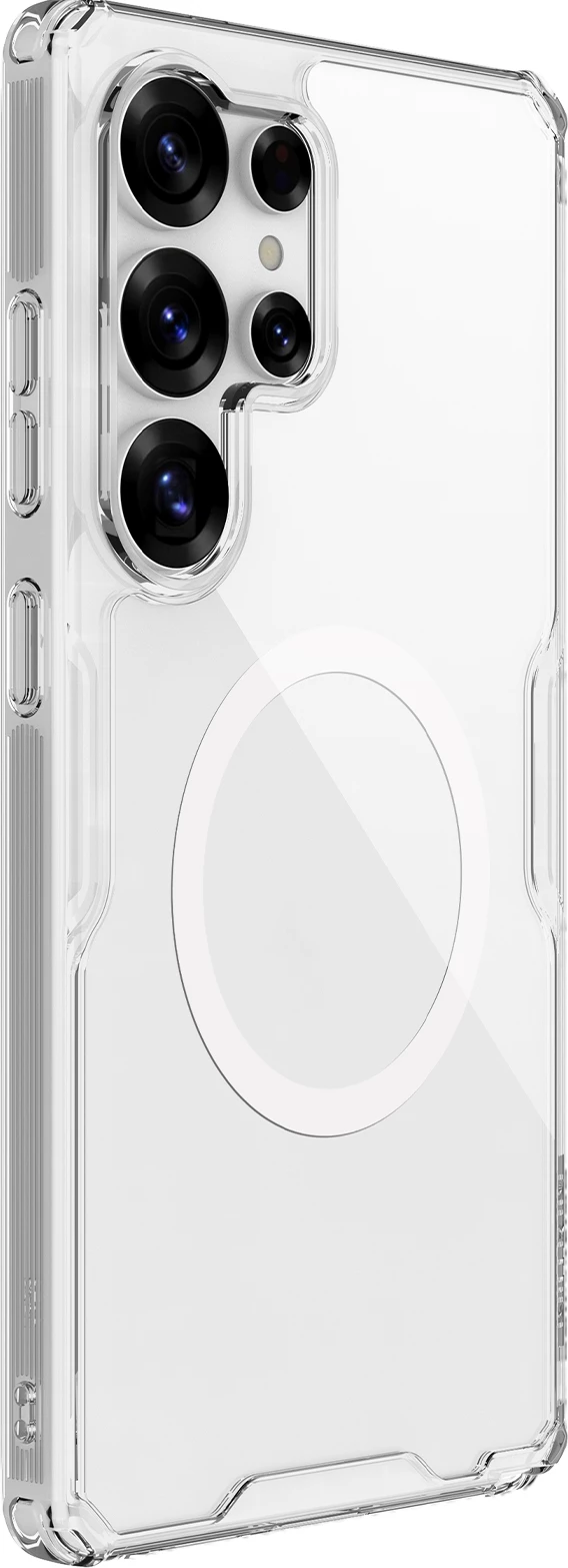Mbështjellës Nillkin Nature TPU Pro Magnetic me MagSafe për Samsung Galaxy S25 Ultra, Bardhë
