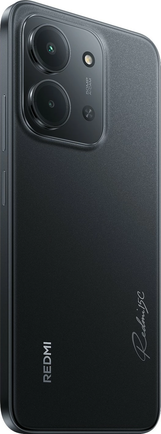 Celular Xiaomi Redmi 15C, 4GB RAM, 256GB, dual sim, midnight black