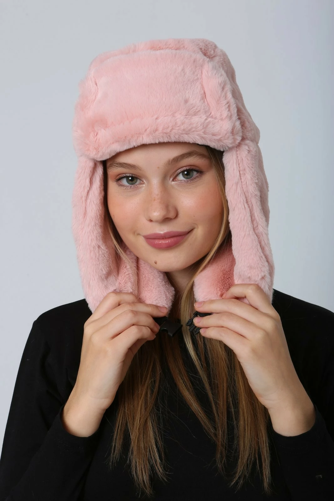 Kapelë dimri për femra, rozë, Jumeon, Bere1127