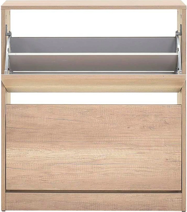 Dollap për këpucë, ngjyrë arrë e çelët, Hanah Home, Shc-520-Tt-1