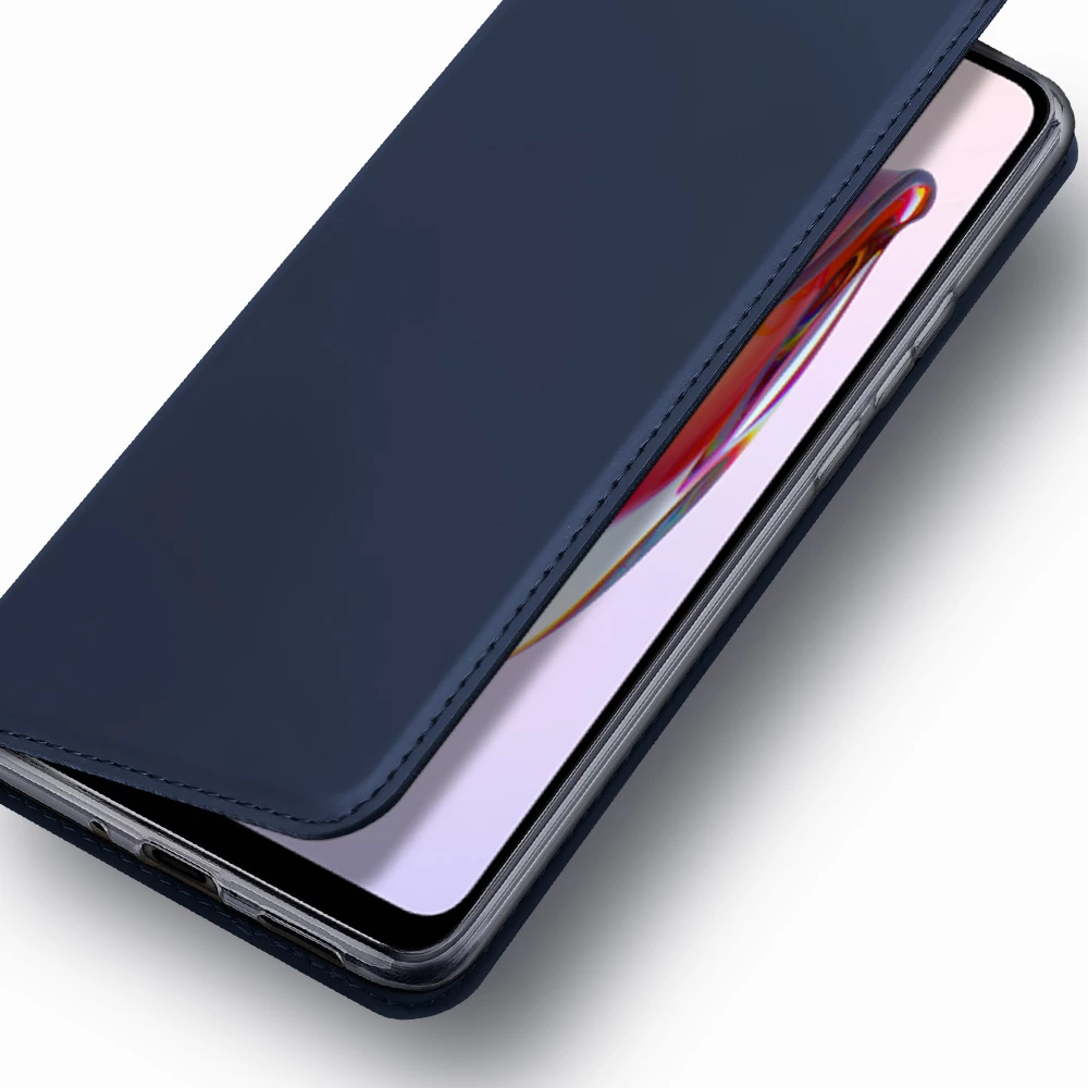 Mbështjellës Dux Ducis Skin Pro për Xiaomi Redmi 11A / Poco C55 / Redmi 12C, me kapak, xhep kartele, funksion standi, i zi