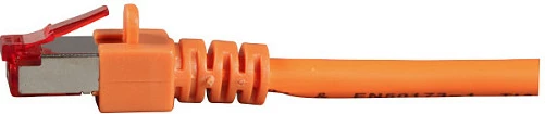 Kabllo rrjeti EFB Elektronik K5516.0,25, Cat6, 0.25 m, S/FTP, RJ45-RJ45, 5 Gbit/s, portokalli