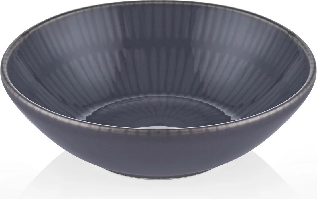 Set pjatash të thella (6 copë), Hermia, gri, NON0004