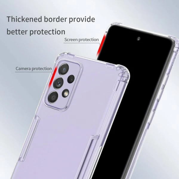 Mbështjellës silikoni NILLKIN Nature për Samsung Galaxy A52 (A525) / Galaxy A52s (A528), transparent