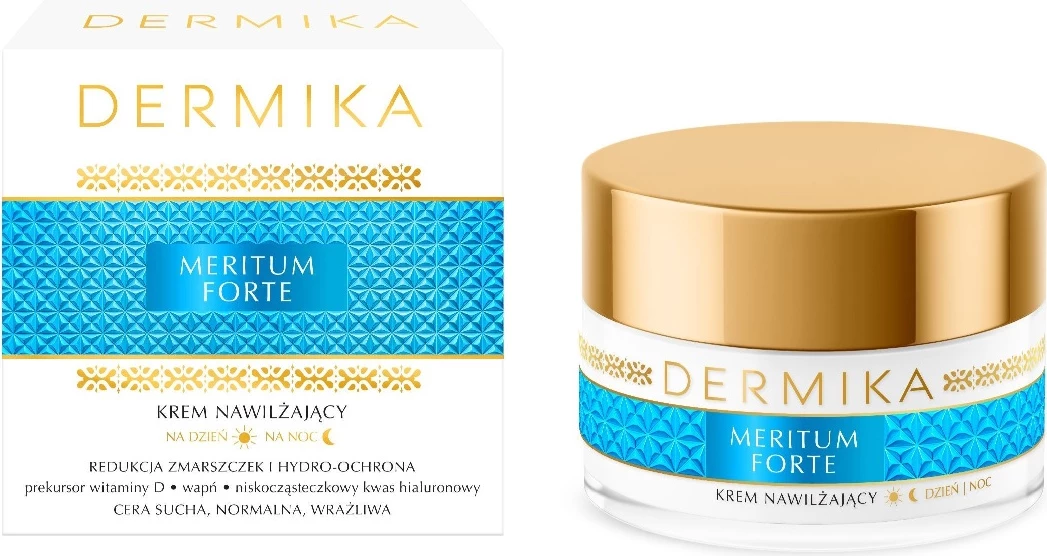 Krem hidratues për fytyrë Dermika Meritum Forte për femra, 50ml