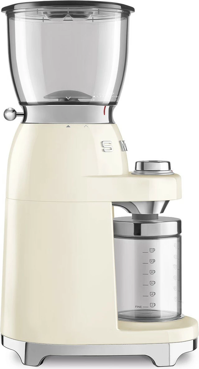 Mulli kafe SMEG CGF11CREU, 150W, çelik inox, krem