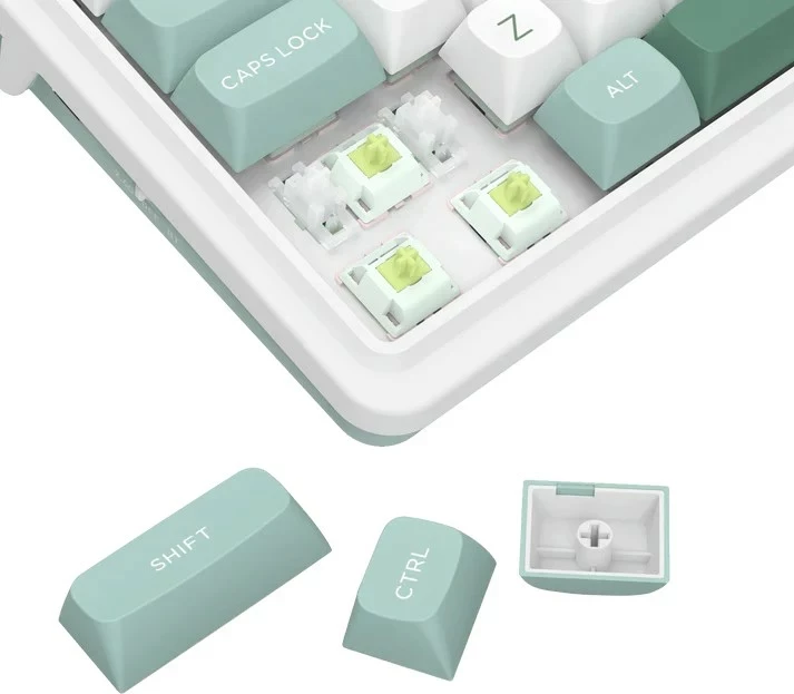 Tastierë mekanike Redragon Galatin Pro K719WG-RGB-PRO, 96%, RGB, wireless/wired, e bardhë