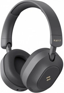 Kufje Bluetooth pa tela Havit H668BT, ANC, 80h/50h, me mikrofon, palosshme, të zeza