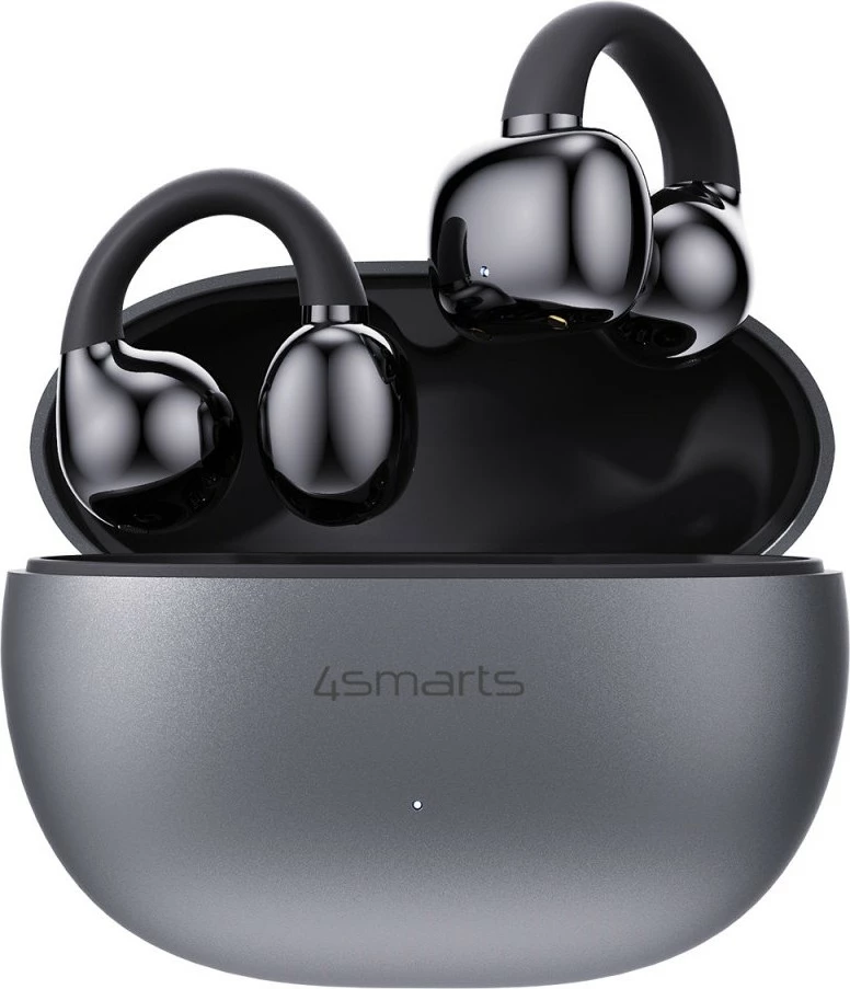 Kufje wireless 4smarts 541387, TWS, 28 orë, Bluetooth 5.4, e zezë/gri