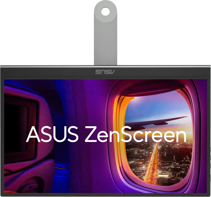 Monitor portativ ASUS ZenScreen OLED MQ16AHE 16\" FHD OLED 100% DCI-P3 HDR10 USB-C Mini HDMI gri