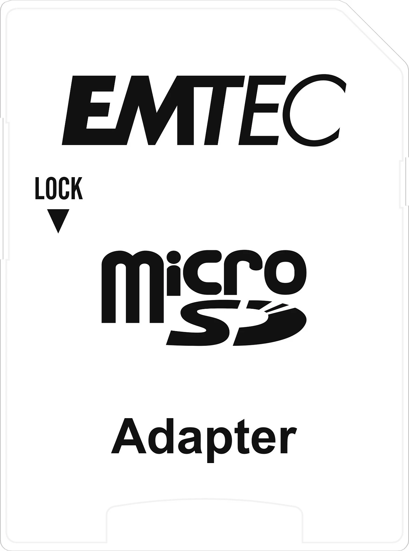 Kartelë memorie EMTEC microSDXC 64GB Class 10, e zezë/ari