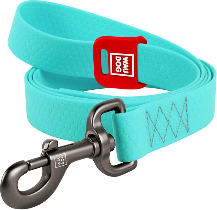 Litar për qen Waudog 4201000090-2, 183 cm, 25 mm, turkuaz