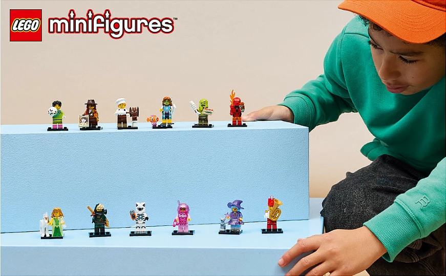Set LEGO Minifigures 71052, Seria 29, 8 pjesë, multikolor