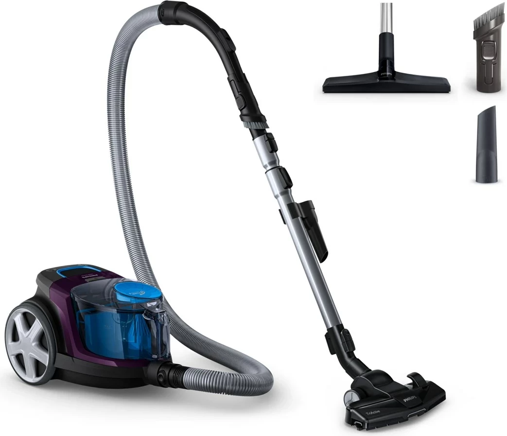 Fshesë me korrent Philips 3000 FC9333/09, 1.5 L, 900 W, Pa qese, E zezë