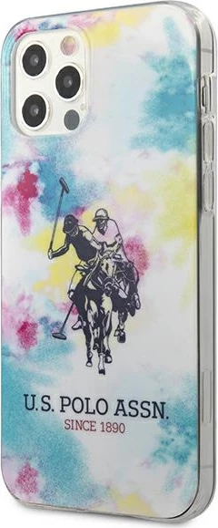 Mbështjellës U.S. Polo Assn. USHCP12MPCUSML për iPhone 12/12 Pro 6.1", Tie & Dye, shumëngjyrësh