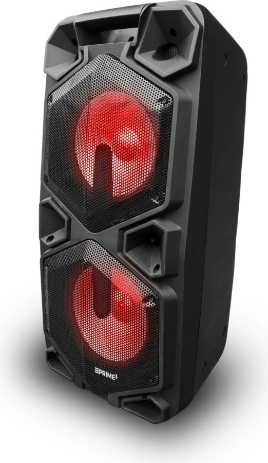 Altaparlant karaoke PRIME3 APA20 me Bluetooth, 8000W, mikrofon wireless, i zi