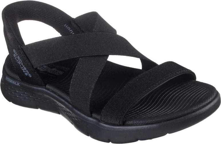 Sandale femra Skechers GO WALK FLEX SANDAL GLIMMER UP, të zeza [Madhësia: 36]