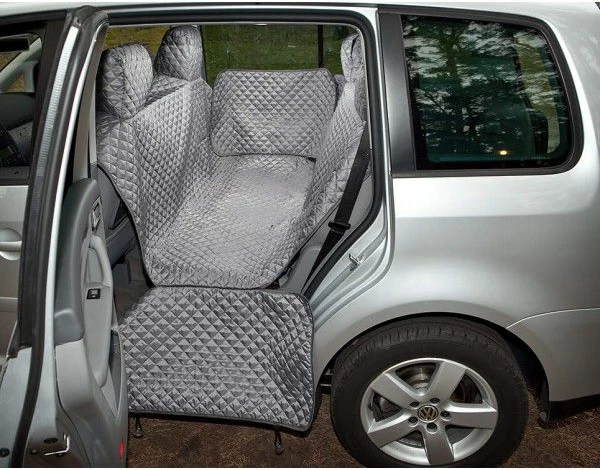 Mbulesë sediljeje për qen Hobbydog 160 me anësore, gri