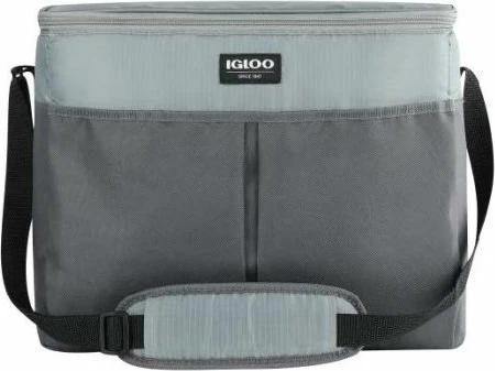 Çantë frigoriferike IGLOO BASIC 24, kapacitet 6 kanaçe, me insert plastik të fortë, gri, 6 Pack