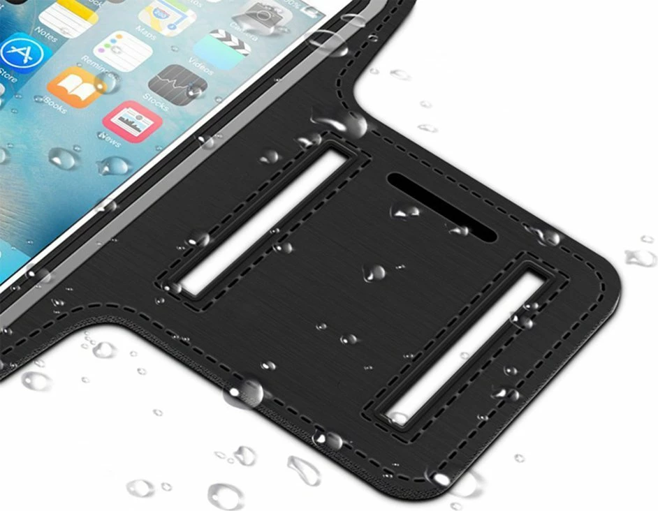 Bandë krahu për vrapim Hurtel për celular deri 6", e zezë