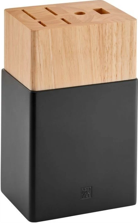 Set thikash kuzhine Zwilling ALL*STAR MPN 33760-300-0, tehe 10/13/20 cm, me bllok, zi, set 4 thika + gërshërë + mprehëse