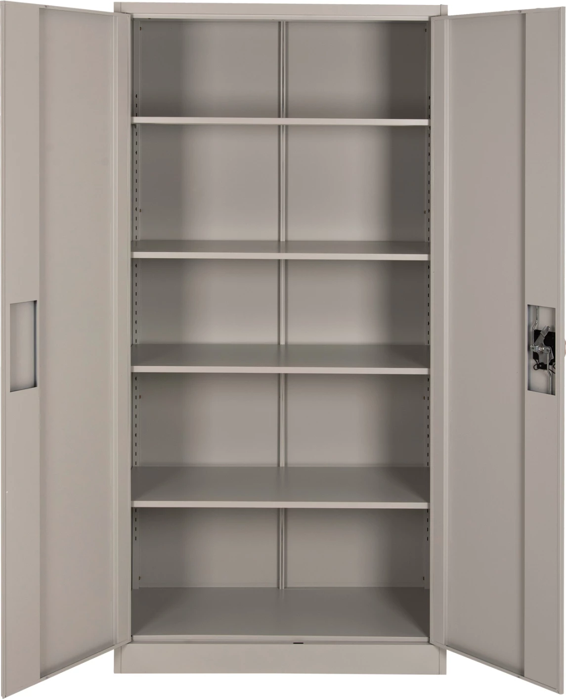 Dollap metalik DURON FH5959.11 2-dyer me 5 hapësira ruajtjeje ngjyrë gri e lehtë 90x40x180H cm