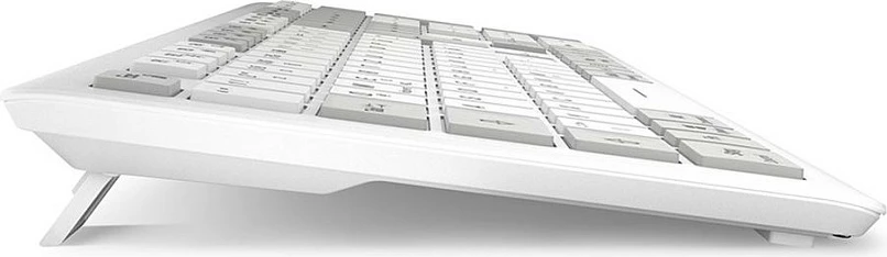 Tastierë Sharkoon OfficePal K30W, DE Layout, Rubberdome, e bardhë