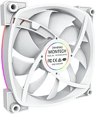 Ventilator për kasë Montech RX140 PWM 140mm, RGB, i bardhë