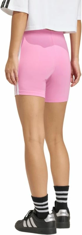 Shorce biker për femra adidas Essentials 3-Stripes High Waisted, rozë [Madhësia: L]