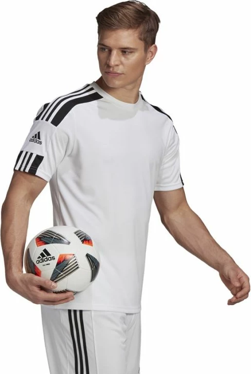 Maicë adidas për meshkuj, e bardhë