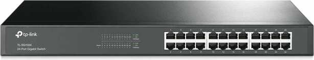 Switch TP-LINK TL-SG1024, 24-port Gigabit, rackmount, fanless, i zi