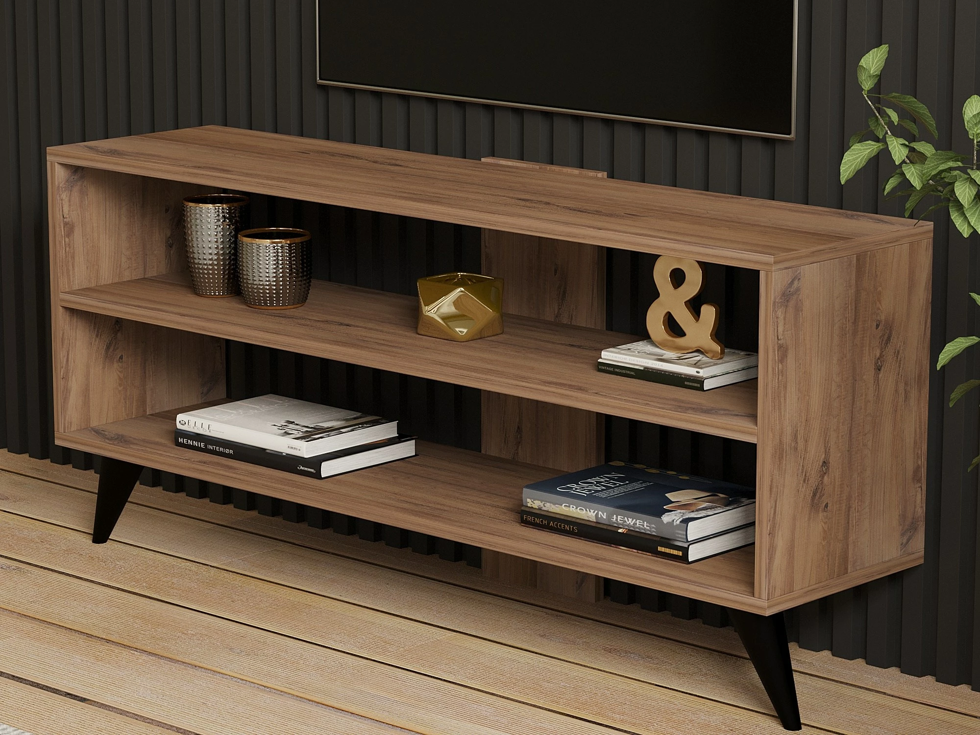 Komodë për TV, ngjyrë Atlantic Pine, Hanah Home, One