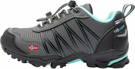 Atlete hiking për fëmijë Trollkids, anthracite/mint