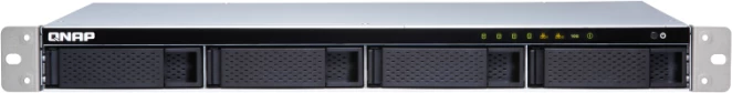 Server NAS QNAP TS-431XeU-8G 4-Bay, 8GB RAM, 1x 10GbE SFP+, 2x 1GbE, 1U Rack, i zi