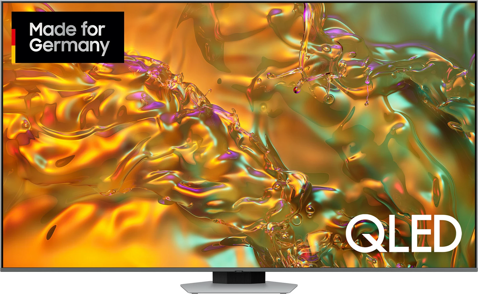 Televizor QLED Samsung GQ85Q80DATXZG, 85", 4K UHD, 120Hz, HDR10+, Wi‑Fi/Bluetooth, Eclipse Silver