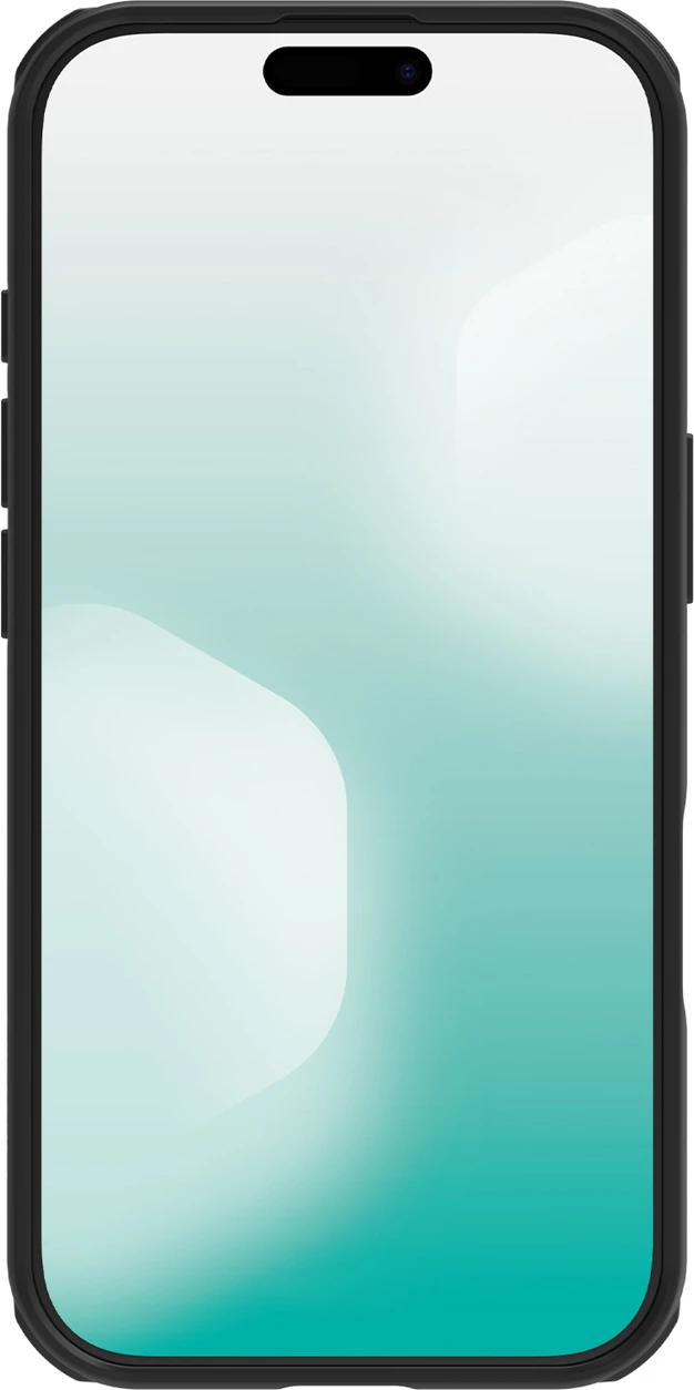 Mbështjellës Nillkin CamShield Pro për iPhone 17 Air, MagSafe, PC+TPU, gjysmë-transparent mat, e zezë transparente