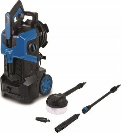 Myjkë me presion Scheppach HCE3000 2400W 180 bar zorrë 8 m 480 l/h, blu/zezë, set me aksesorë