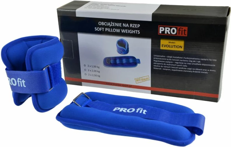 Pesha për duar dhe këmbë PROfit Evolution 2x0,5kg DK 3310