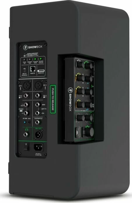Altoparlant aktiv Mackie ShowBox 400W, me bateri 5200mAh, Bluetooth 5.1, i zi