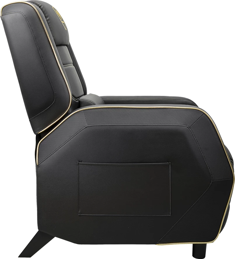 Sofë gaming COUGAR Ranger S Royal, PVC leather, 95-160°, max 160 kg, e zezë/artë