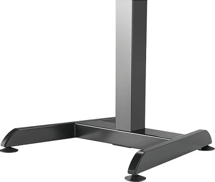 Workstation sit-stand LogiLink, motor i vetëm, me tabaka tastiere, e zezë
