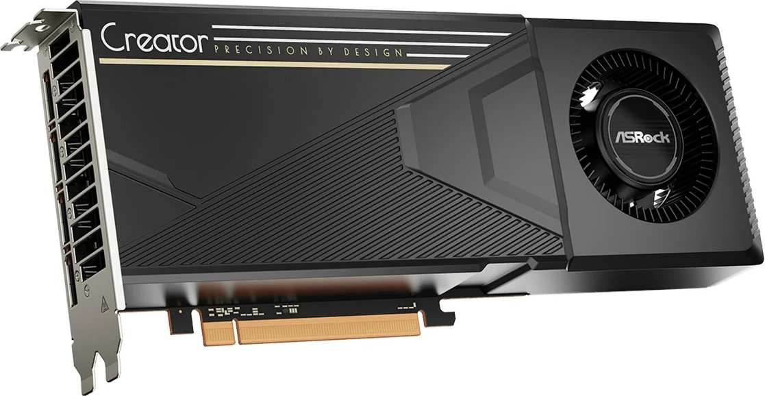Kartë grafike Asrock Creator R9700 CT 32G, AMD Radeon, 32 GB GDDR6, Gri
