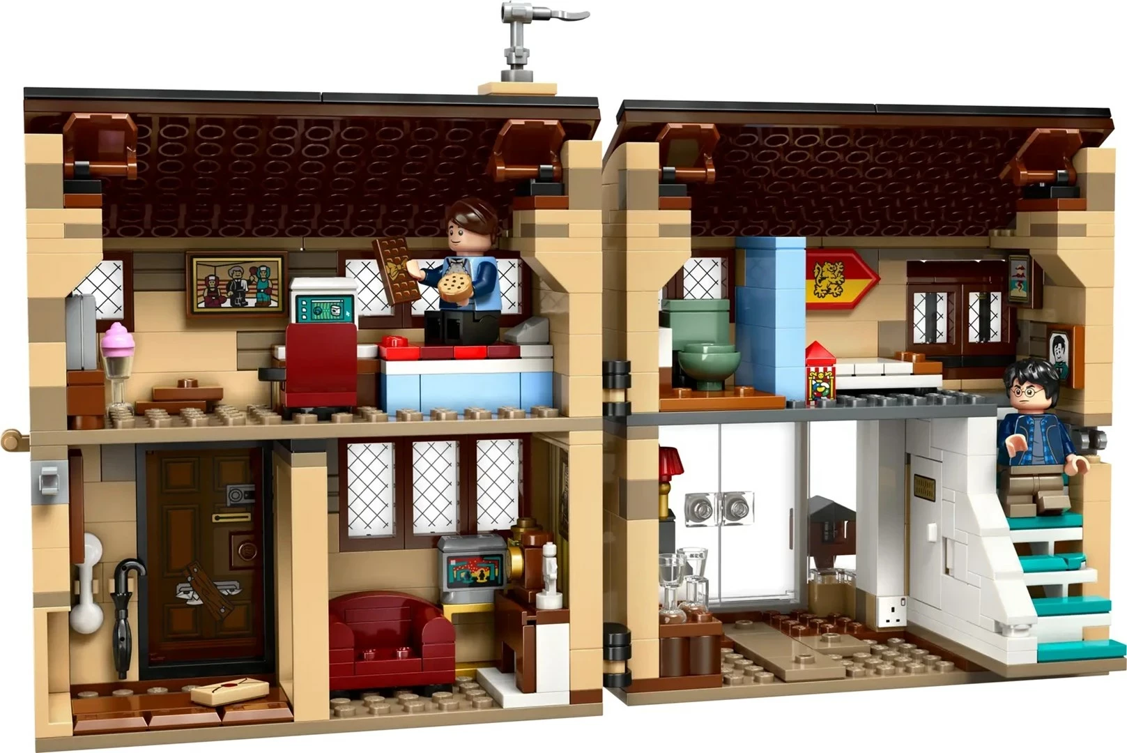 Set LEGO Harry Potter 76451 Privet Drive: Aunt Marge's Visit me 5 minifigura