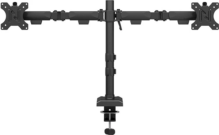 Krah monitori Neomounts NERO DS60-600BL2, për 2 monitorë 10-32", VESA 75x75/100x100, i zi