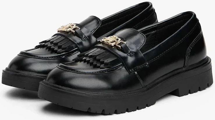 Mokasina për femra Tommy Hilfiger LOW CUT SHOE T3A4-34011-1453999, të zeza