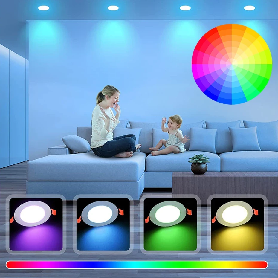 Llambë Tech Time WIFI Downlight Smart LED Bulb- Smart Tuya APP ( 9w)