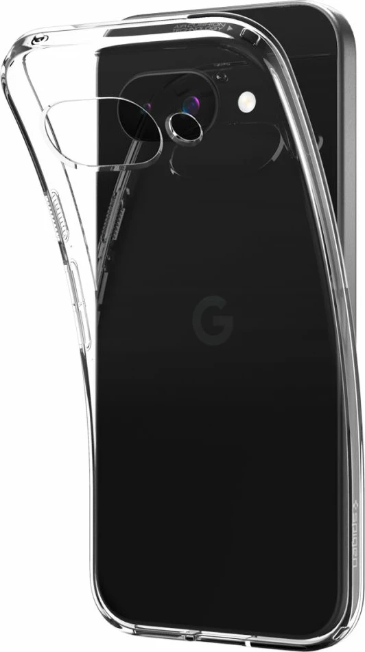 Mbështjellës Spigen Crystal Flex për Google Pixel 9A, Transparent