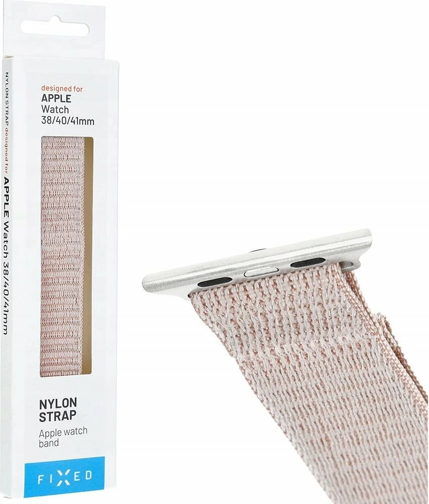 Rrip për Apple Watch Fixed Sporty FIXNST2-436 38/40/41mm najlon 160-210mm Rose gold