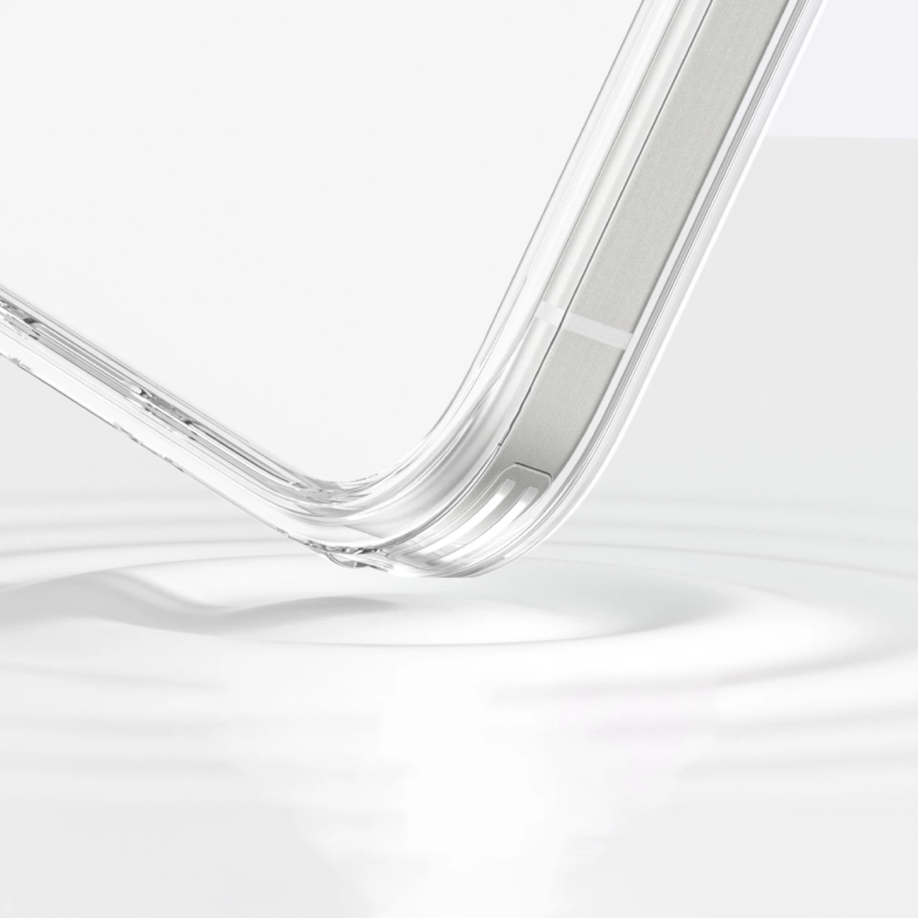 Mbështjellës AmazingThing Minimal për iPhone 16 Pro Max, silikon, transparent